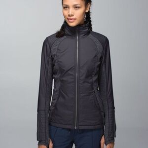 BRAND NEW Lululemon Black "REBEL RUNNER JACKET" Size 12